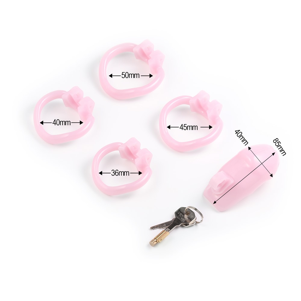 Put distractions to rest with our durable resin cock cage featuring a urethral tube that inserts into your uretha. The secure insertion prevents erections while the pee hole allows easy relief, giving you ultimate control.
