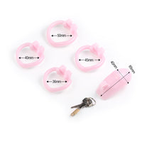 Put distractions to rest with our durable resin cock cage featuring a urethral tube that inserts into your uretha. The secure insertion prevents erections while the pee hole allows easy relief, giving you ultimate control.