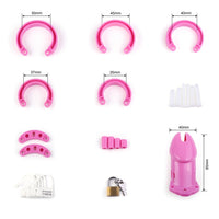 Experience control with The Pink Blushing Bride cock. Made from smooth materials that feel great to the touch, it offers interchangeable parts and rings for custom styles. Easy replacement ensures lasting use.