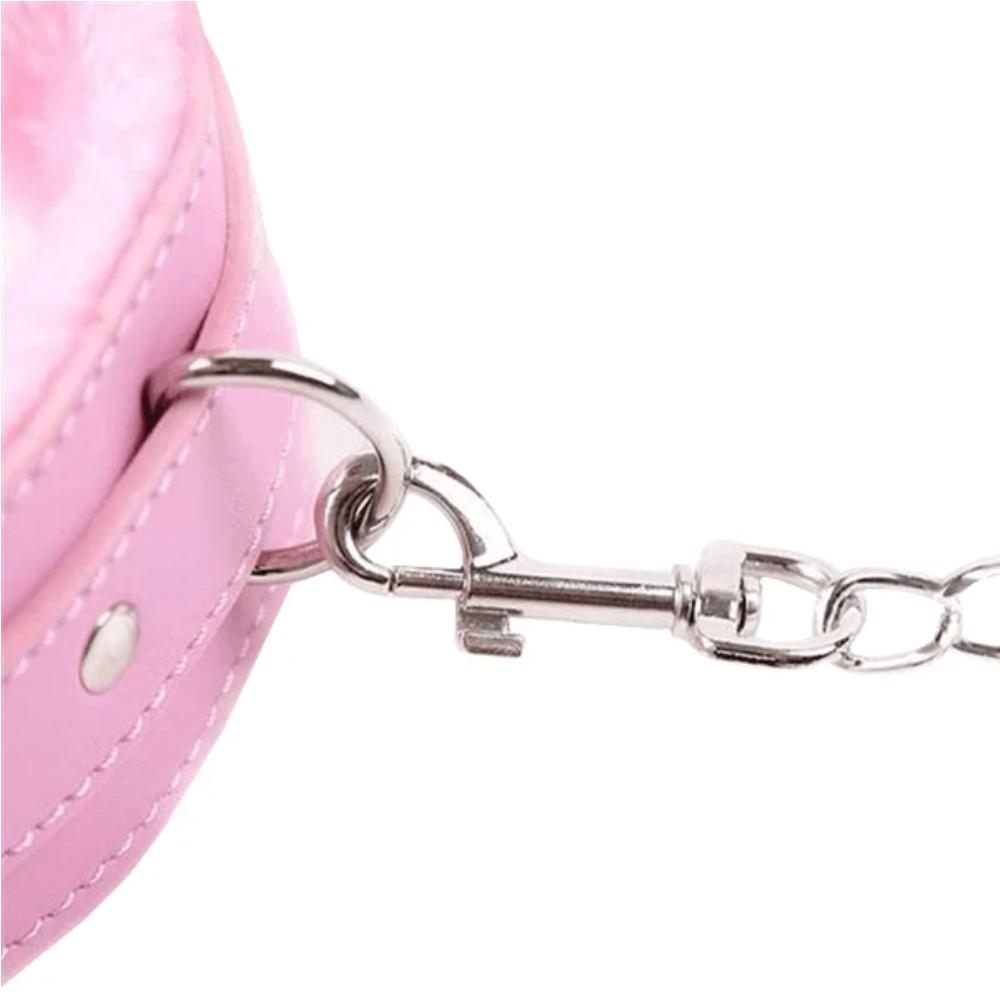 Unleash your inner kitty with this pink collar that wears like a dream, making points for style! Perfect for sissies in a chastity cages or a male chastity belt. Meow-tastic transformation!