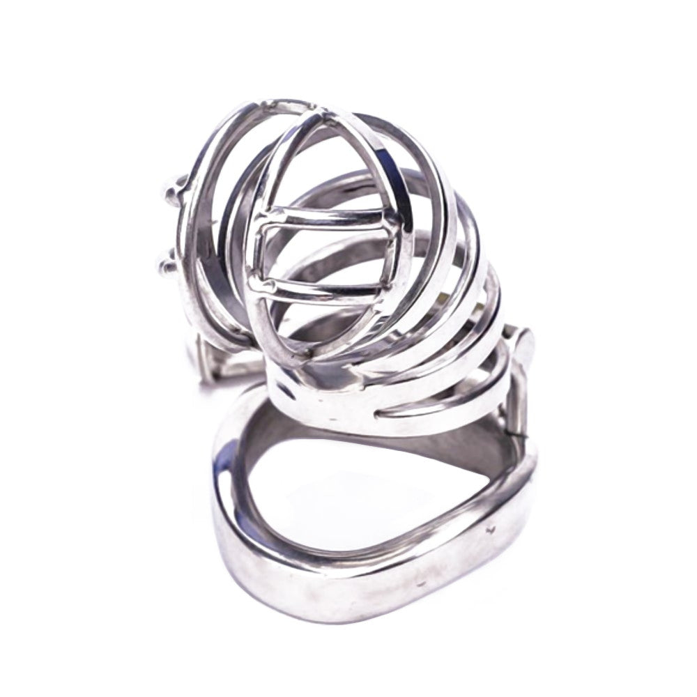 Experience ultimate control with our stainless steel device. Its flat, ergonomic shape ensures comfort, while the triple-lock system and optional punisher ring intensify discipline. Precise measurements guarantee a perfect fit for secure, long-term wear.