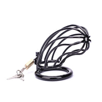Embrace control and comfort with our stainless steel cage. Designed to prevent leaks and drips, it features an ergonomic shape that allows easy peeing without mess. Keep cuming under control while ensuring hygiene and security.
