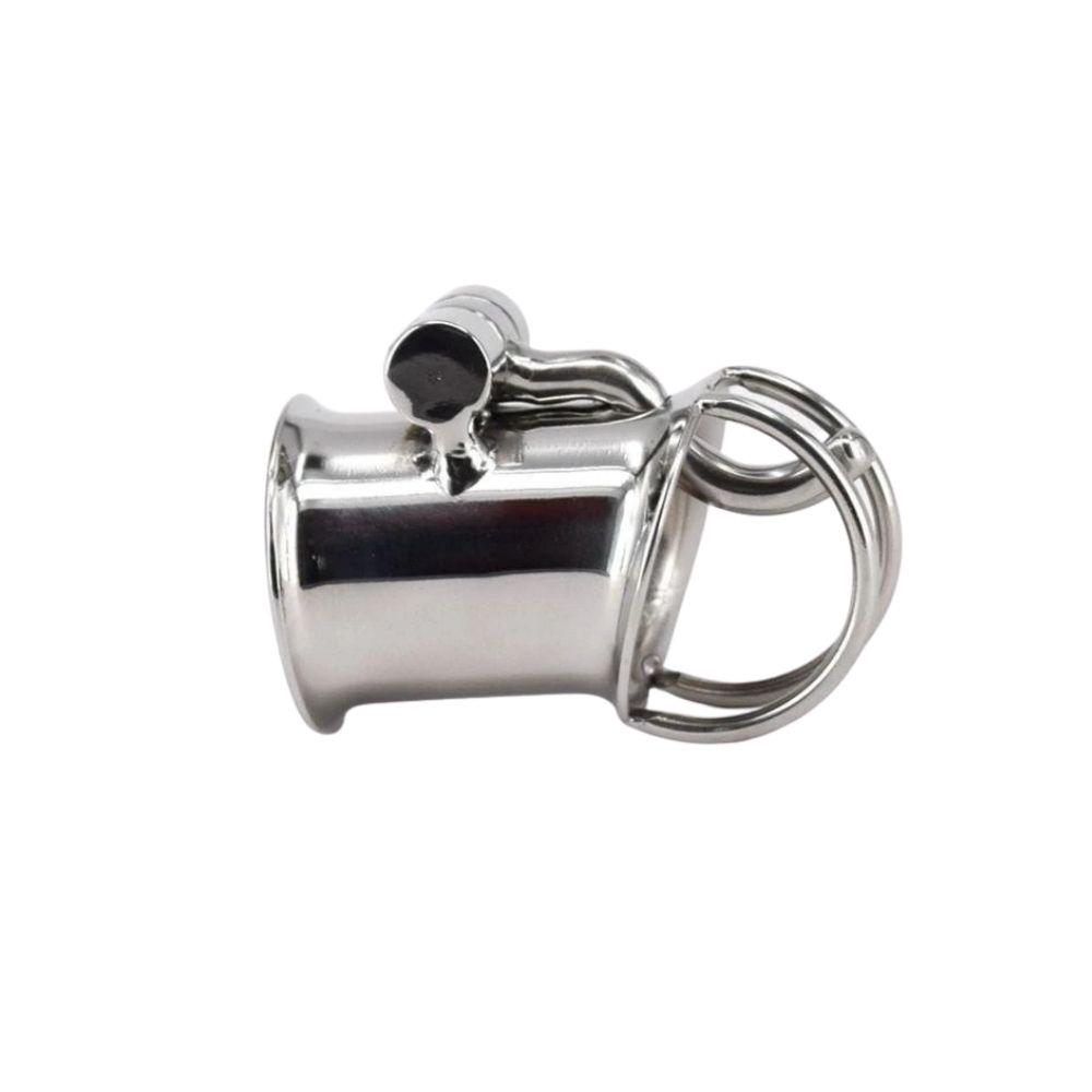 Wearing a steel chastity lock kit is like the One Ring, powerful but subtle! Plus, piercings, piercings, piercings make it pop, taking your submission game to the next level.