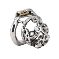 Experience intense control and heightened sensations with our cock stainless steel. Designed with spikes for male, its stretchy ring tucks inward comfortably, securing your nuts discreetly under shorts.