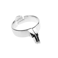 Explore the unbreakable flat chastity cage, a reverse penis prison held by silver rings, akin to Houdinis toughest challenge, promising inescapable confinement and power in submission.