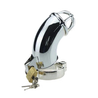 Indulge in Sevanda's nautilus-inspired bondage with this metal. Its rigid design exposes the ass penis area, elevating restraint and alluring sensation.