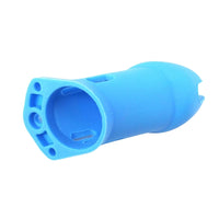 Step beyond the normal and explore a new side of intimate restraint with our blue silicone device. Featuring a comfortable divider to prevent any burning sensation, this cage adds a pop of color to your personal journey.
