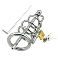 Experience ultimate restraint with our Extreme Urethral device. Crafted from stainless steel mesh, it combines the lightness of printed nylon with unmatched durability. The breathable design prevents unwanted smells, and the integrated pouch ensures discreet, comfortable wear.