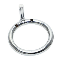 Ergonomic chastity cage electric with mini male design ensures security with a sturdy ring, hinged base, and open tube. Versatile sizes offer a customizable fit, balancing comfort and control.