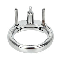 Elevate your restraint experience with our rings, expertly crafted from surgical-grade chrome. Compatible with the Jailhouse Cock Metal Cage, they ensure bespoke comfort with sizes from 1.58†to 1.97". Ideal for discreet wear, these durable, stylish rings meld security with style, offering a true jailhouse aesthetic. A must-have for any metal penis cage setup, they deliver unparalleled comfort and safety, ensuring your cuckold penis is securely and comfortably encapsulated.