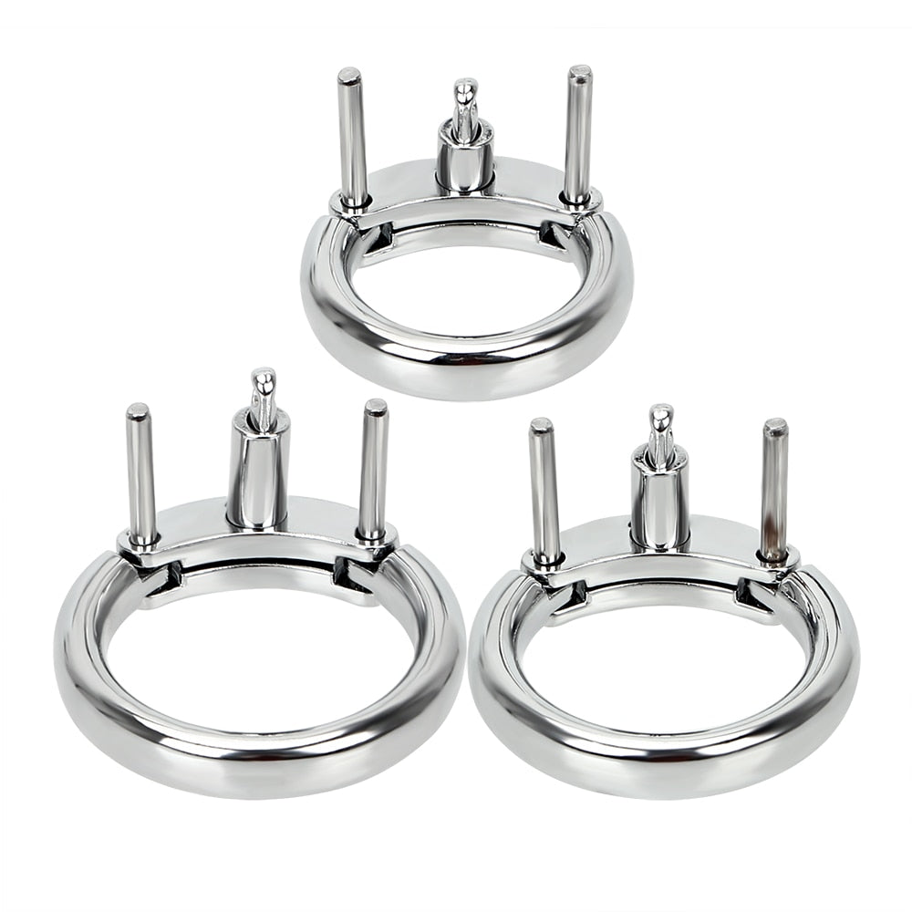 Enhance security with a stainless penis chastity ring that resembles princely jewelry. Perfect for the huge cock, it's the safest upgrade for uncircumcised users with versatile size options.