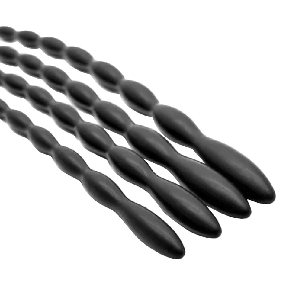 8pc Beaded Silicone Urethral Sound