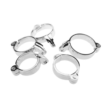 Experience serious lockdown with our huge, stainless penis cage. Its durable metal build and customizable ring sizes ensure perfect fit and security, no phone needed.